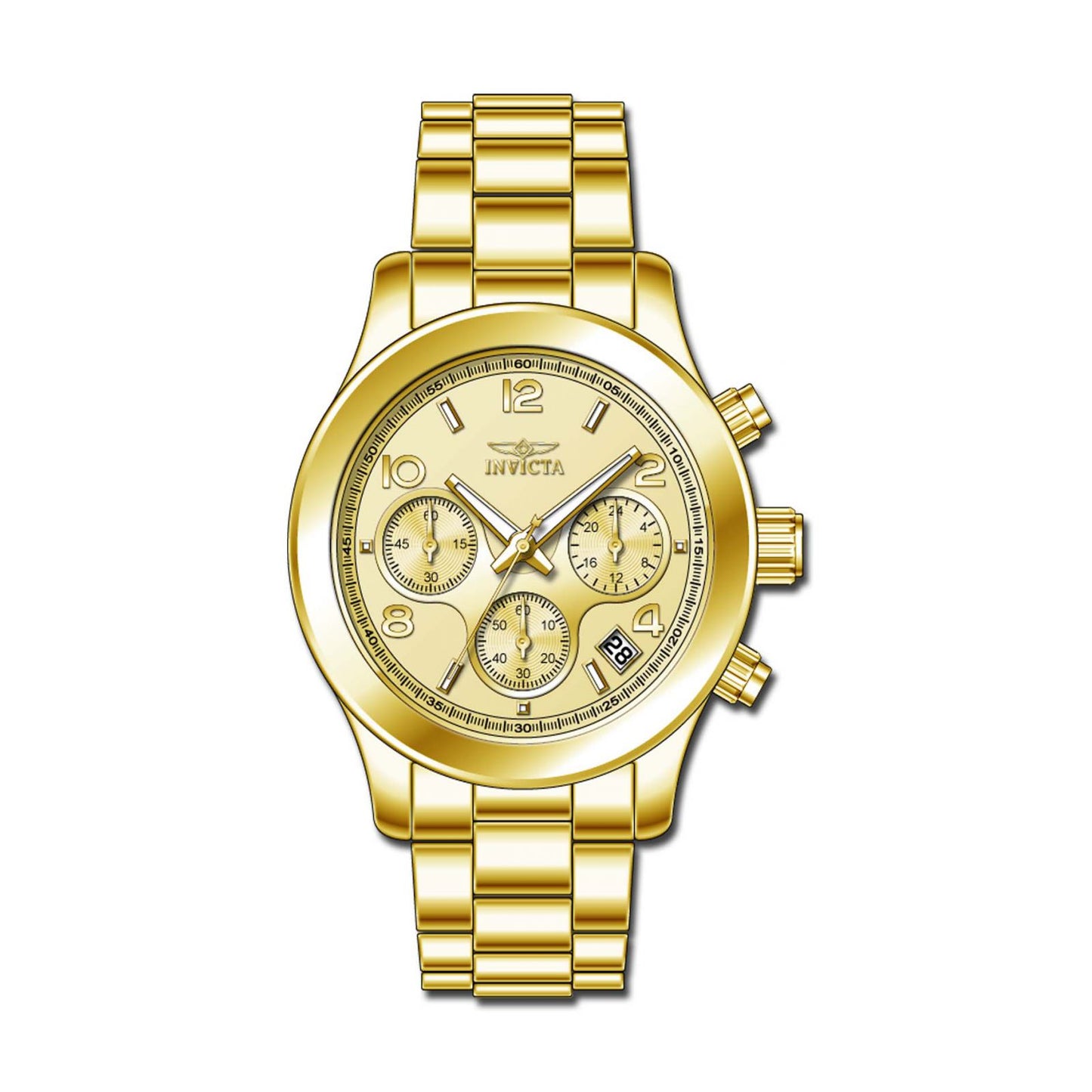 RELOJ  PARA MUJER INVICTA ANGEL 19217 - ORO