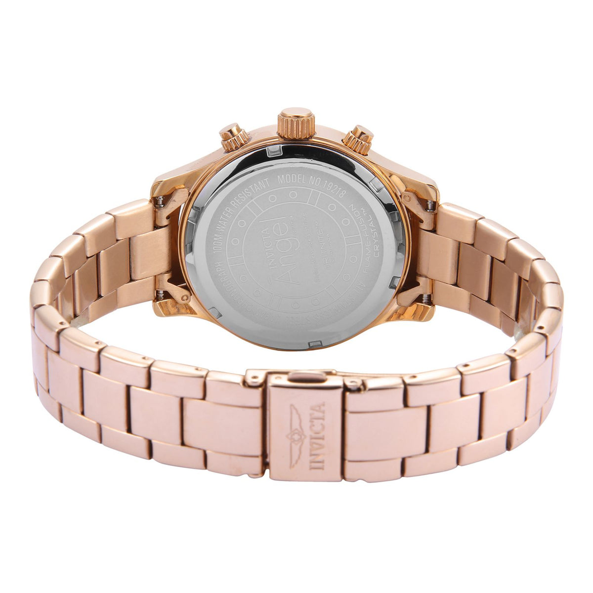 RELOJ  PARA MUJER INVICTA ANGEL 19218 - ROSA   ORO