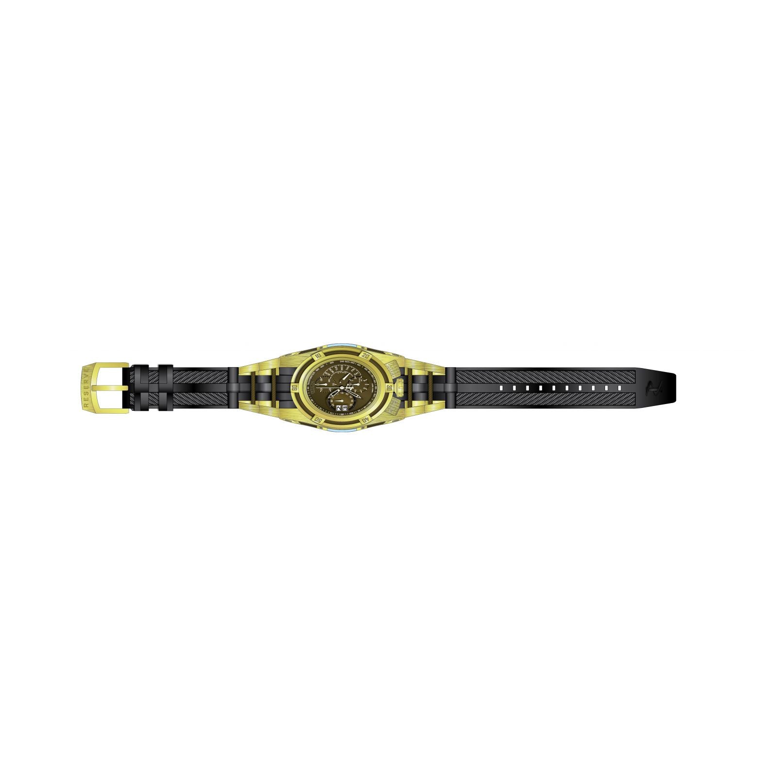 RELOJ  PARA HOMBRE INVICTA BOLT 19426 - ORO, VERDE OLIVA