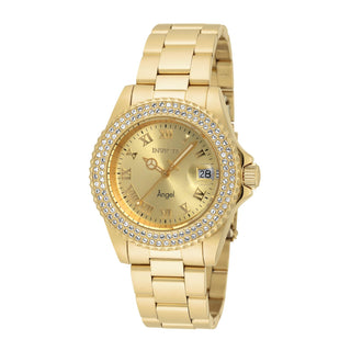 RELOJ  PARA MUJER INVICTA ANGEL 19513 - ORO