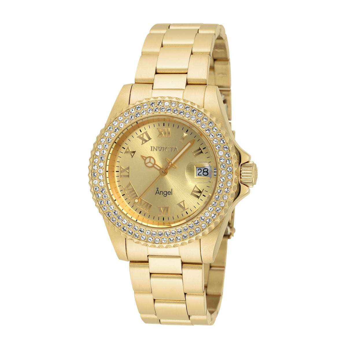 RELOJ  PARA MUJER INVICTA ANGEL 19513 - ORO
