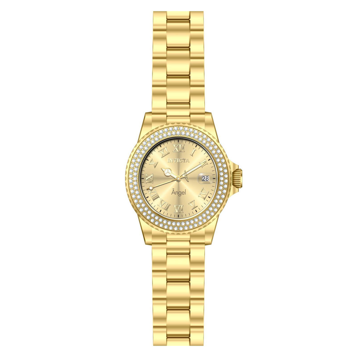 RELOJ  PARA MUJER INVICTA ANGEL 19513 - ORO