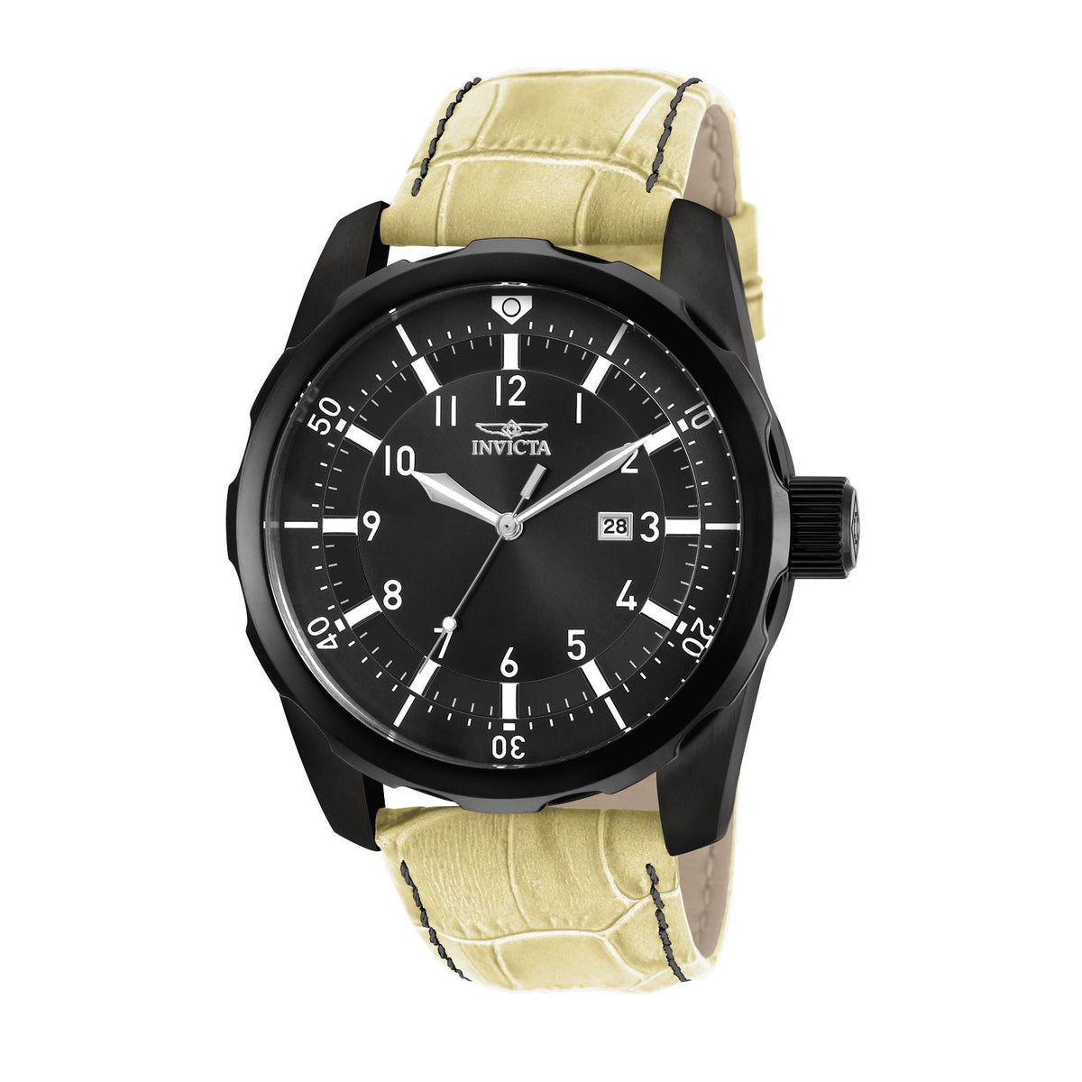 RELOJ CLÁSICO PARA HOMBRE INVICTA AVIATOR 19566 - MARRÓN CLARO