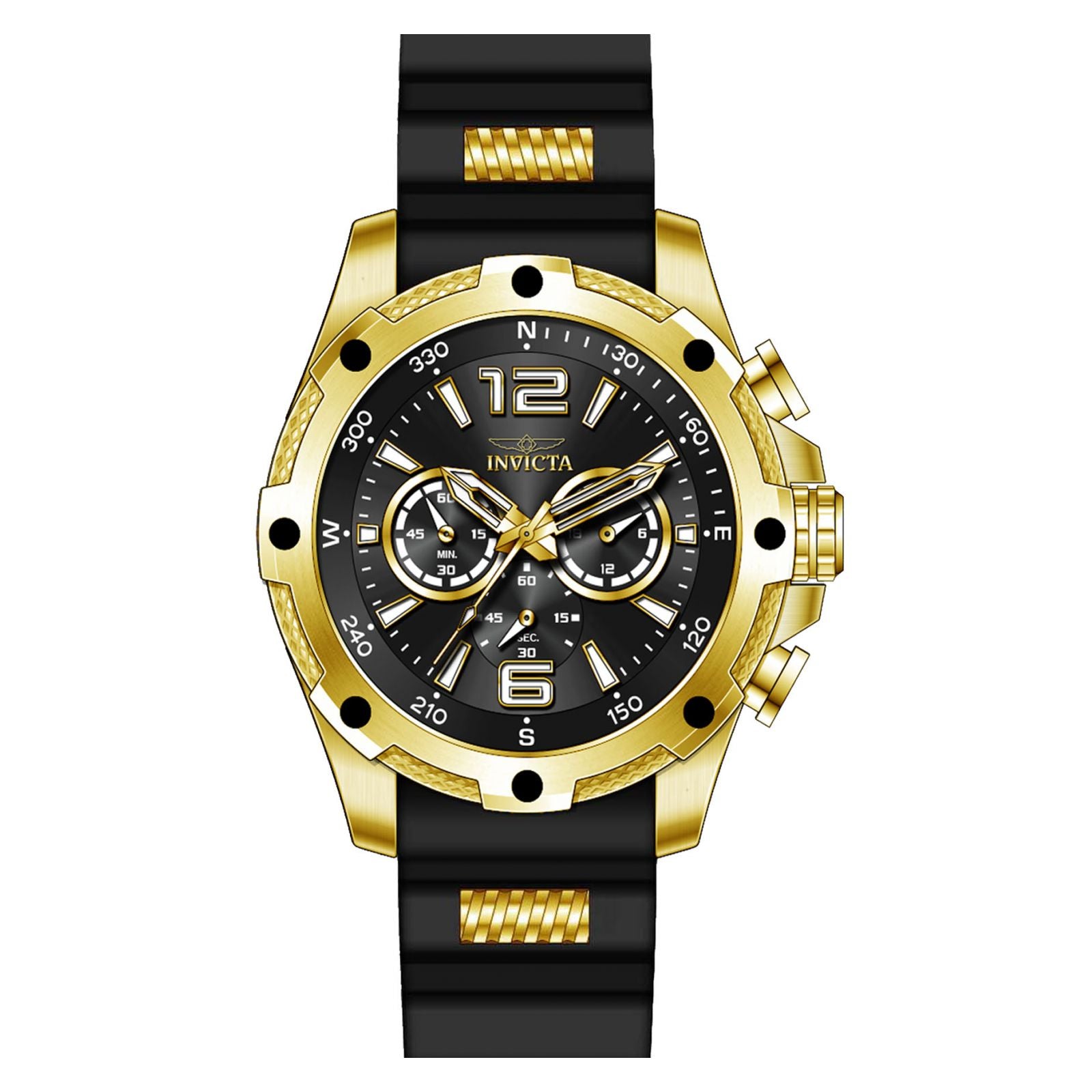 RELOJ  PARA HOMBRE INVICTA I-FORCE 19658 - NEGRO