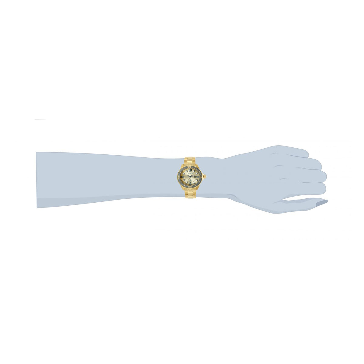 RELOJ  PARA MUJER INVICTA PRO DIVER 19824 - ORO