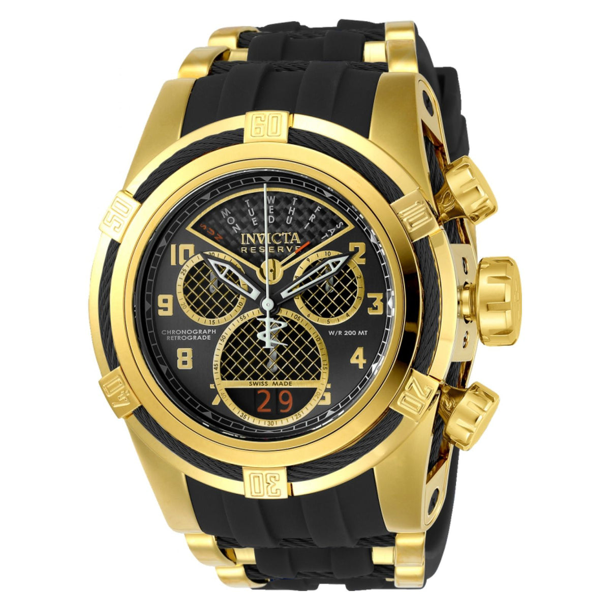 RELOJ  PARA HOMBRE INVICTA BOLT 90021 - ORO NEGRO