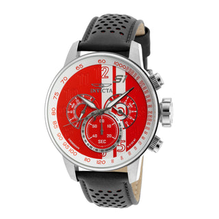 RELOJ CLÁSICO PARA HOMBRE INVICTA S1 RALLY 19900 - NEGRO, MARRÓN, ROJO