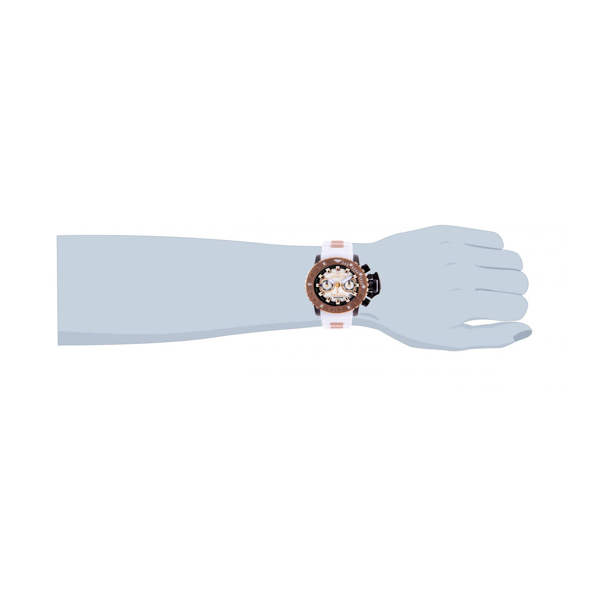 RELOJ DEPORTIVO PARA HOMBRE INVICTA SEA HUNTER 20474 - GRIS BLANCO