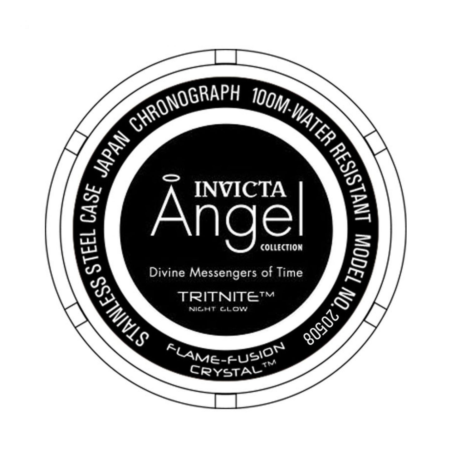 RELOJ  PARA MUJER INVICTA ANGEL 20508 - DORADO MORADO