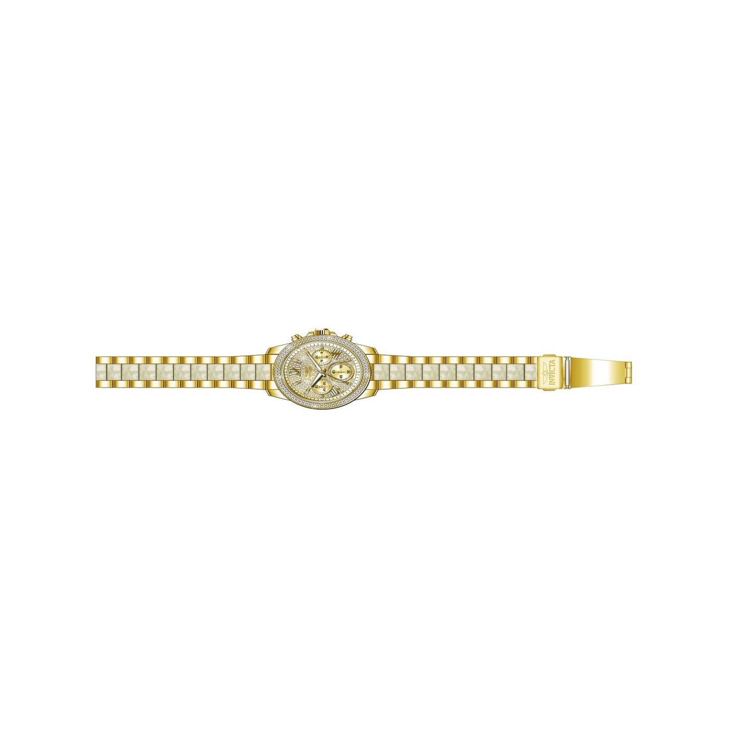 RELOJ  PARA MUJER INVICTA ANGEL 20511 - ORO PERLA