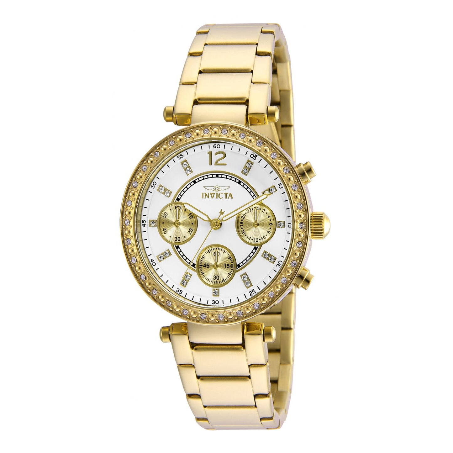 RELOJ  PARA MUJER INVICTA ANGEL 21387 - DORADO