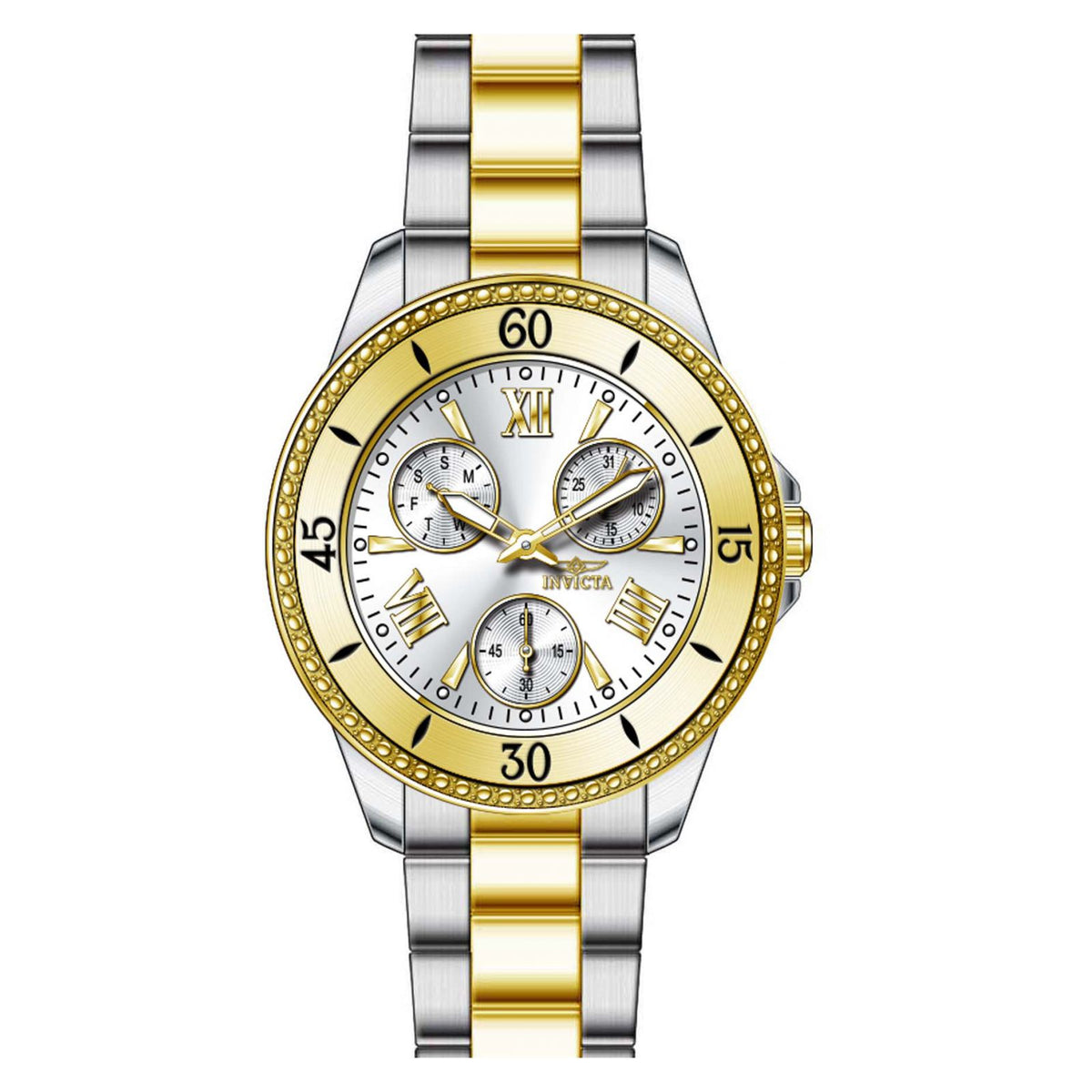 RELOJ  PARA MUJER INVICTA ANGEL 21685 - ORO, ACERO