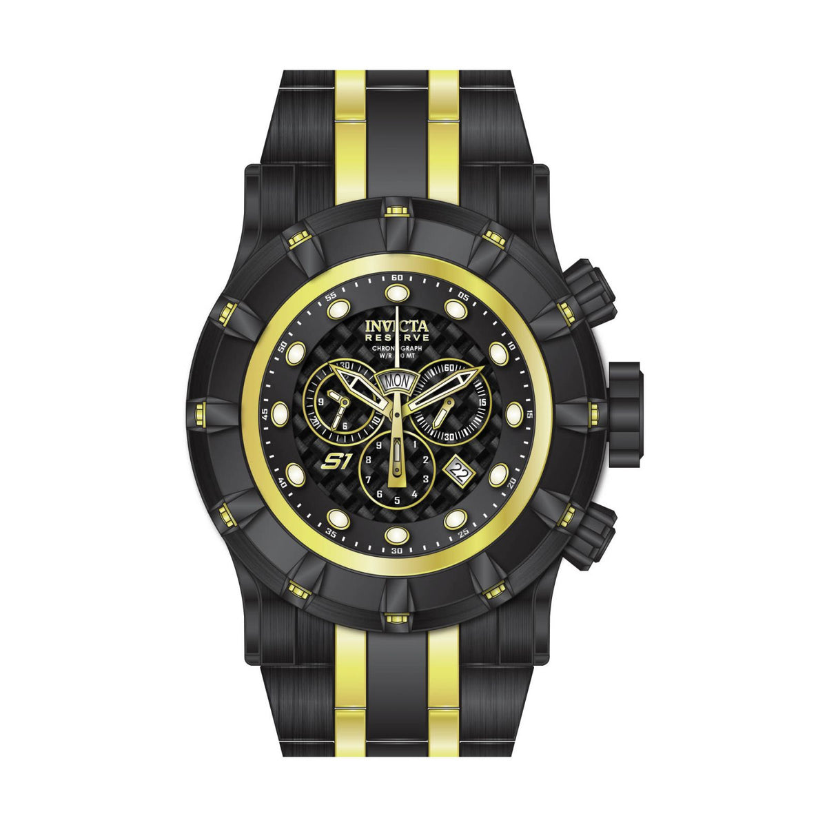 RELOJ  PARA HOMBRE INVICTA RESERVE 16950 - ORO NEGRO