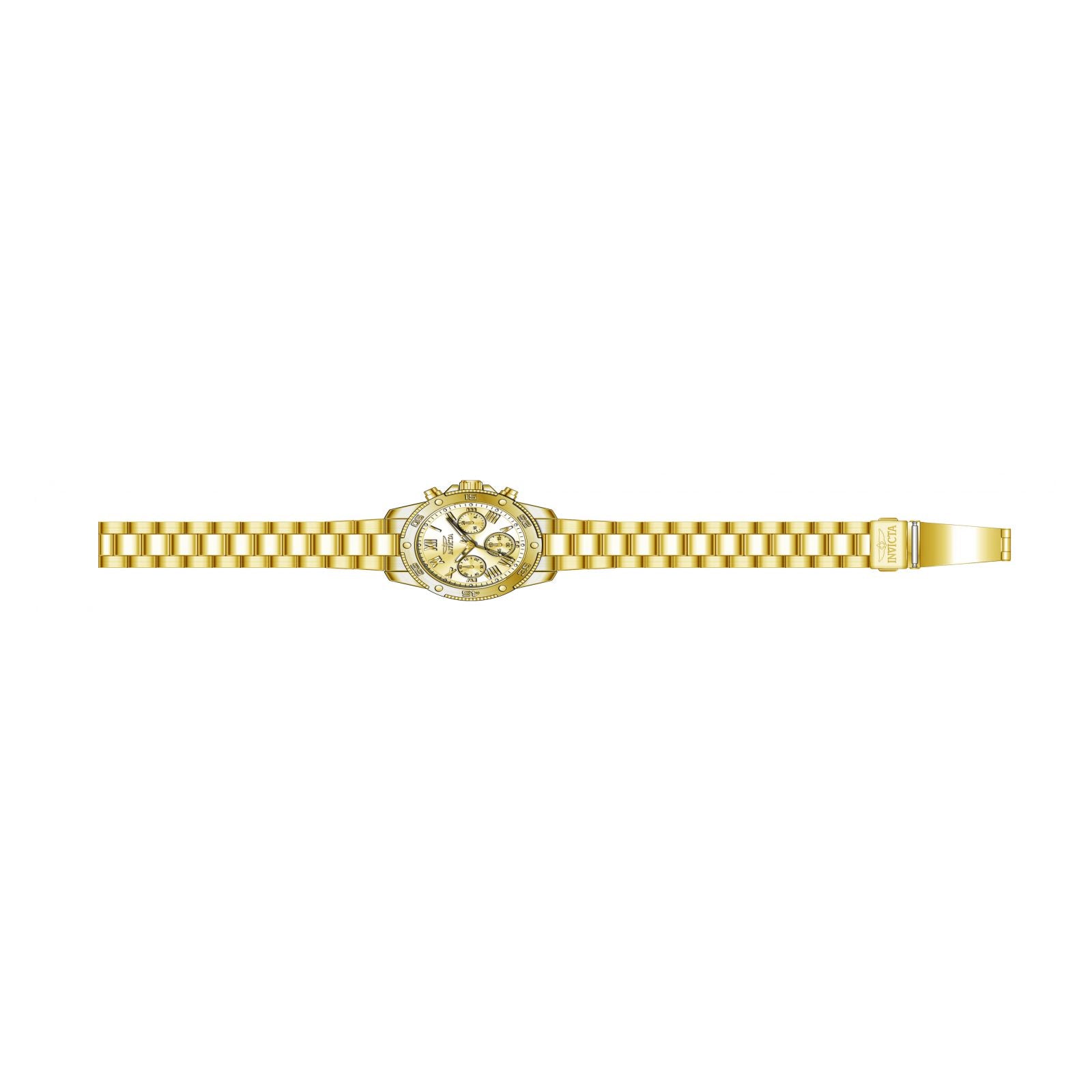 Invicta Wild Flower Ladies 21731 reloj dorado formal casual para