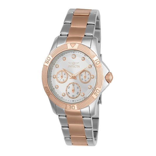 RELOJ  PARA MUJER INVICTA ANGEL 21762 - ORO ROSA, ACERO