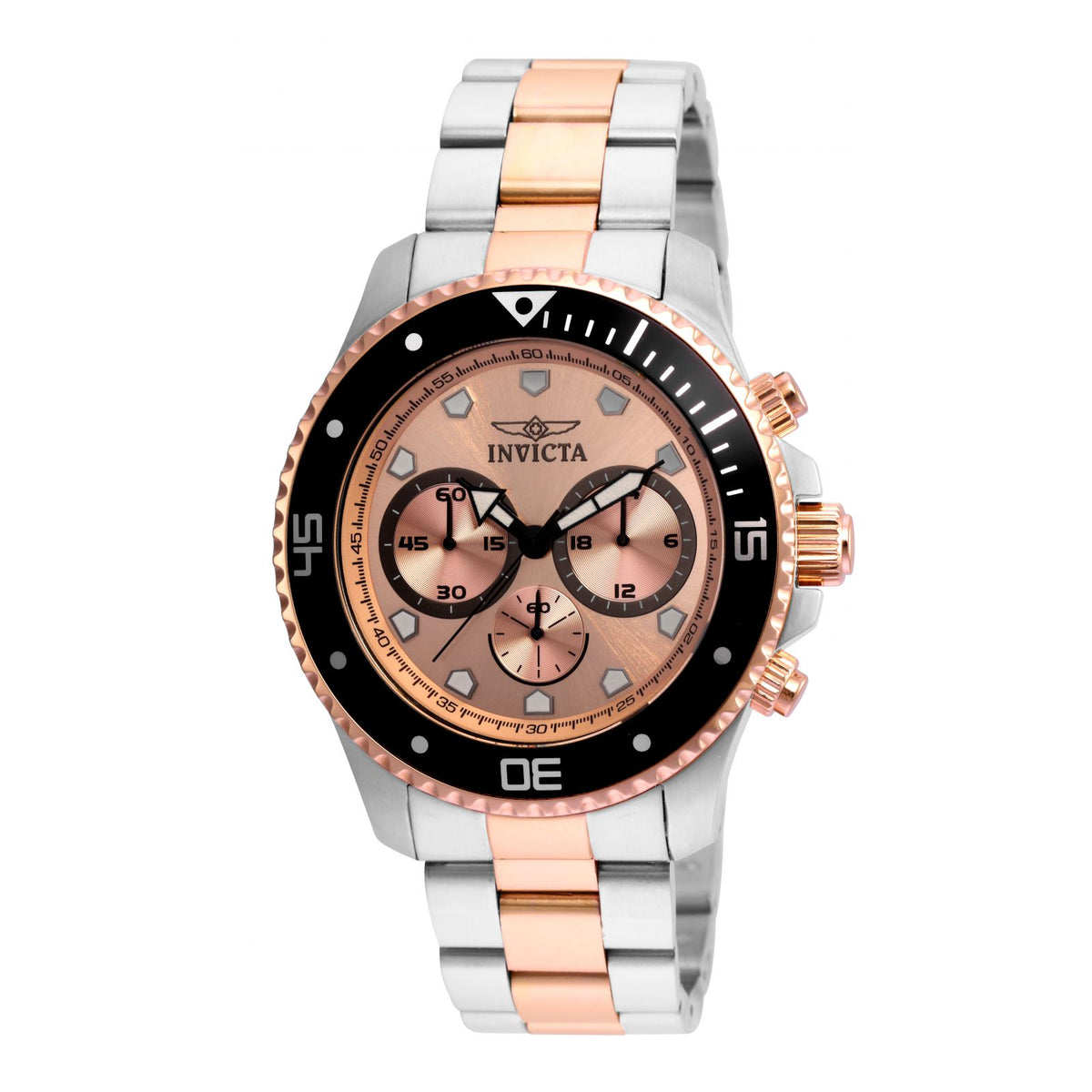 RELOJ  PARA HOMBRE INVICTA PRO DIVER 21791 - ORO ROSA, ACERO