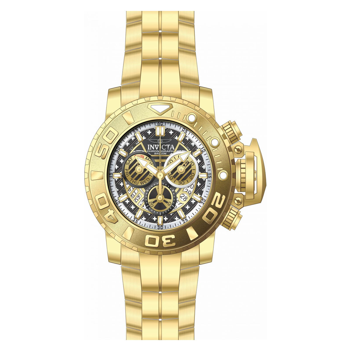 RELOJ  PARA HOMBRE INVICTA SEA HUNTER 22132 - ORO