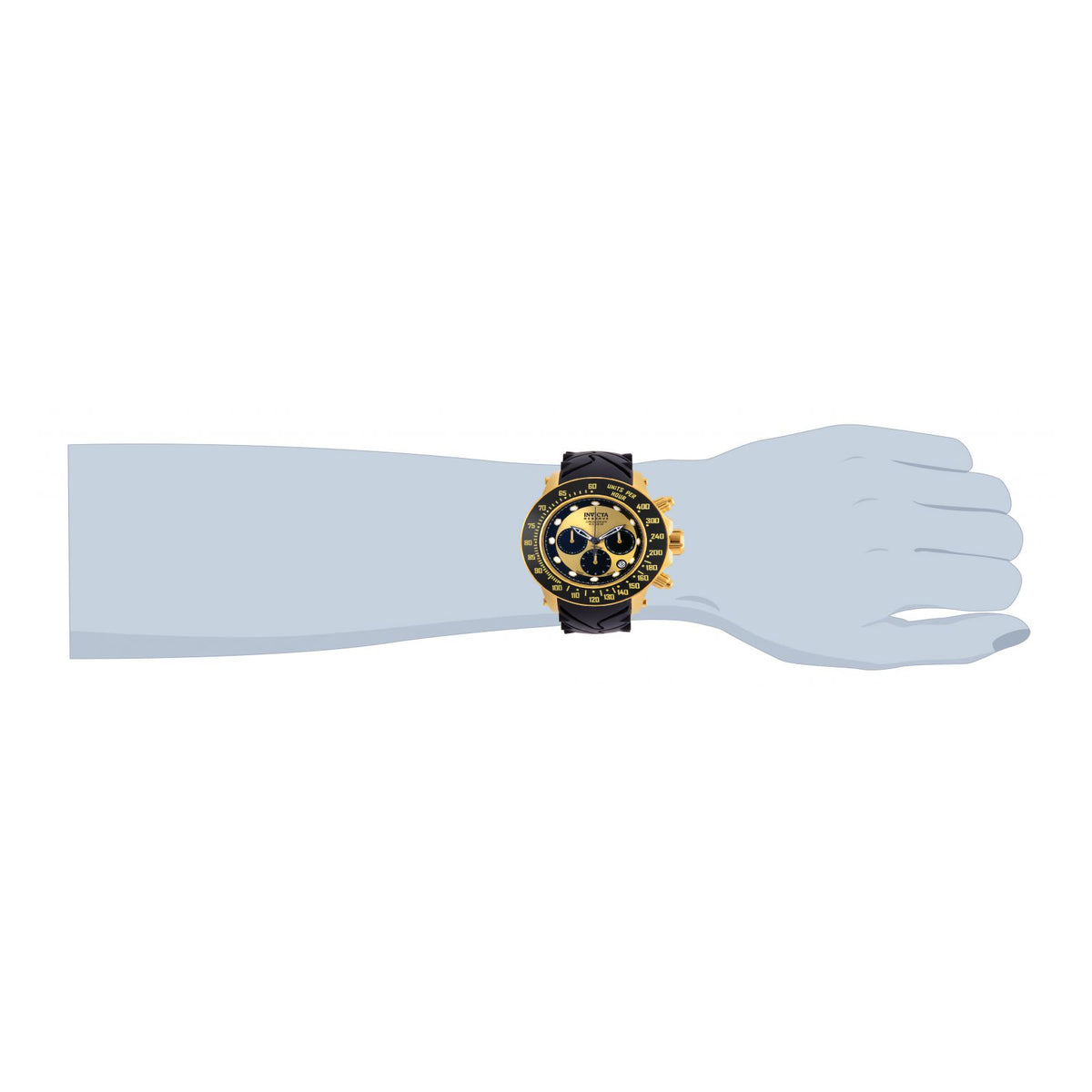 RELOJ DEPORTIVO PARA HOMBRE INVICTA RESERVE 22139 - NEGRO