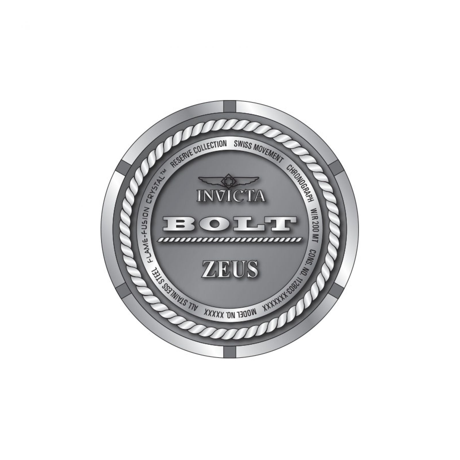 RELOJ  PARA HOMBRE INVICTA BOLT 22160 - ACERO NEGRO