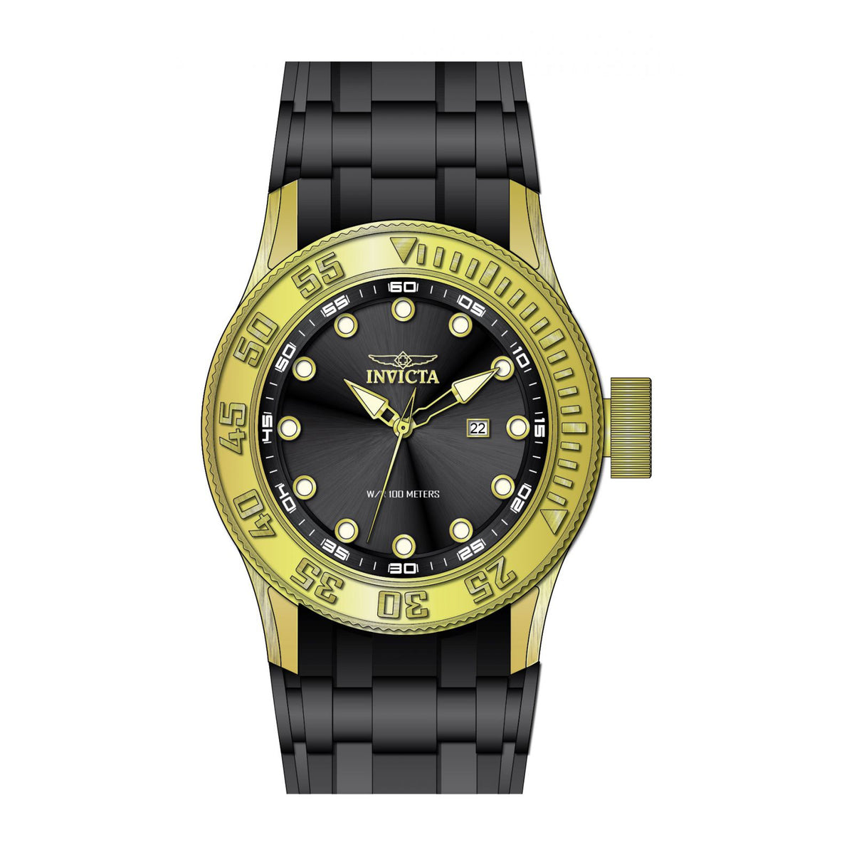 RELOJ DEPORTIVO PARA HOMBRE INVICTA PRO DIVER 22245 - NEGRO