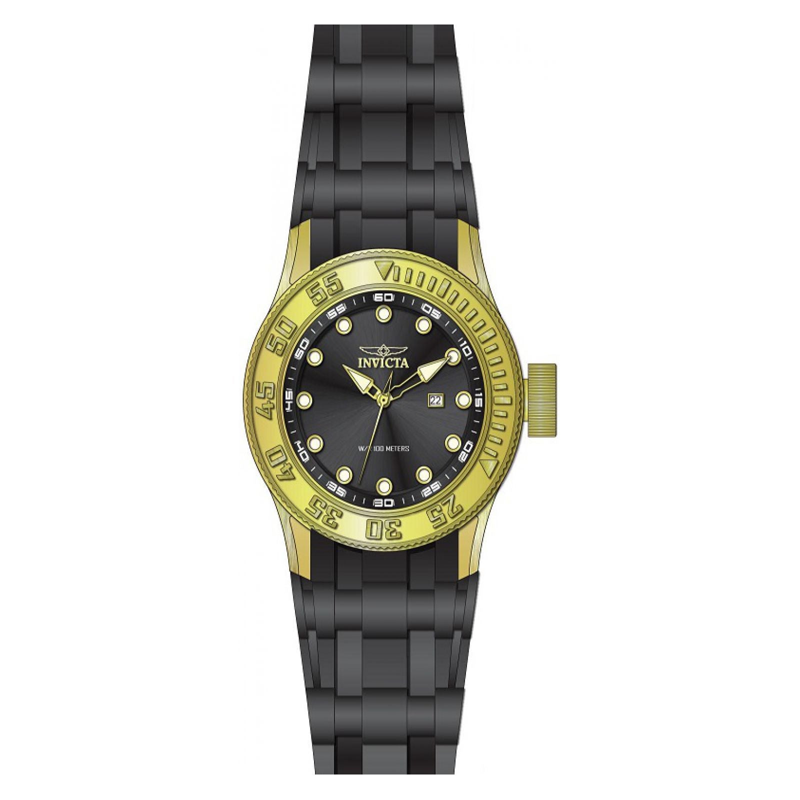 RELOJ DEPORTIVO PARA HOMBRE INVICTA PRO DIVER 22245 NEGRO