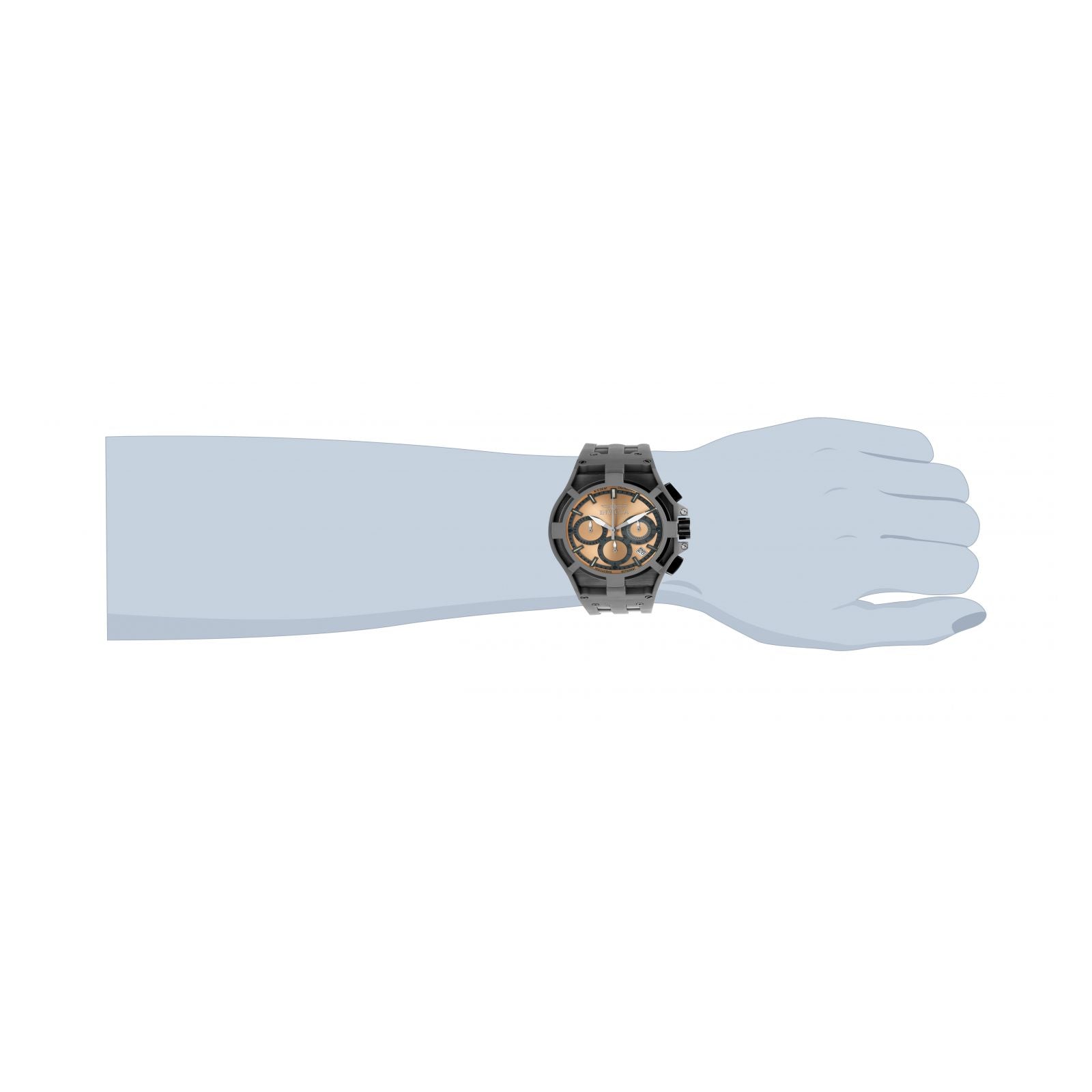 RELOJ  PARA HOMBRE INVICTA AKULA 22370 - GRIS NEGRO