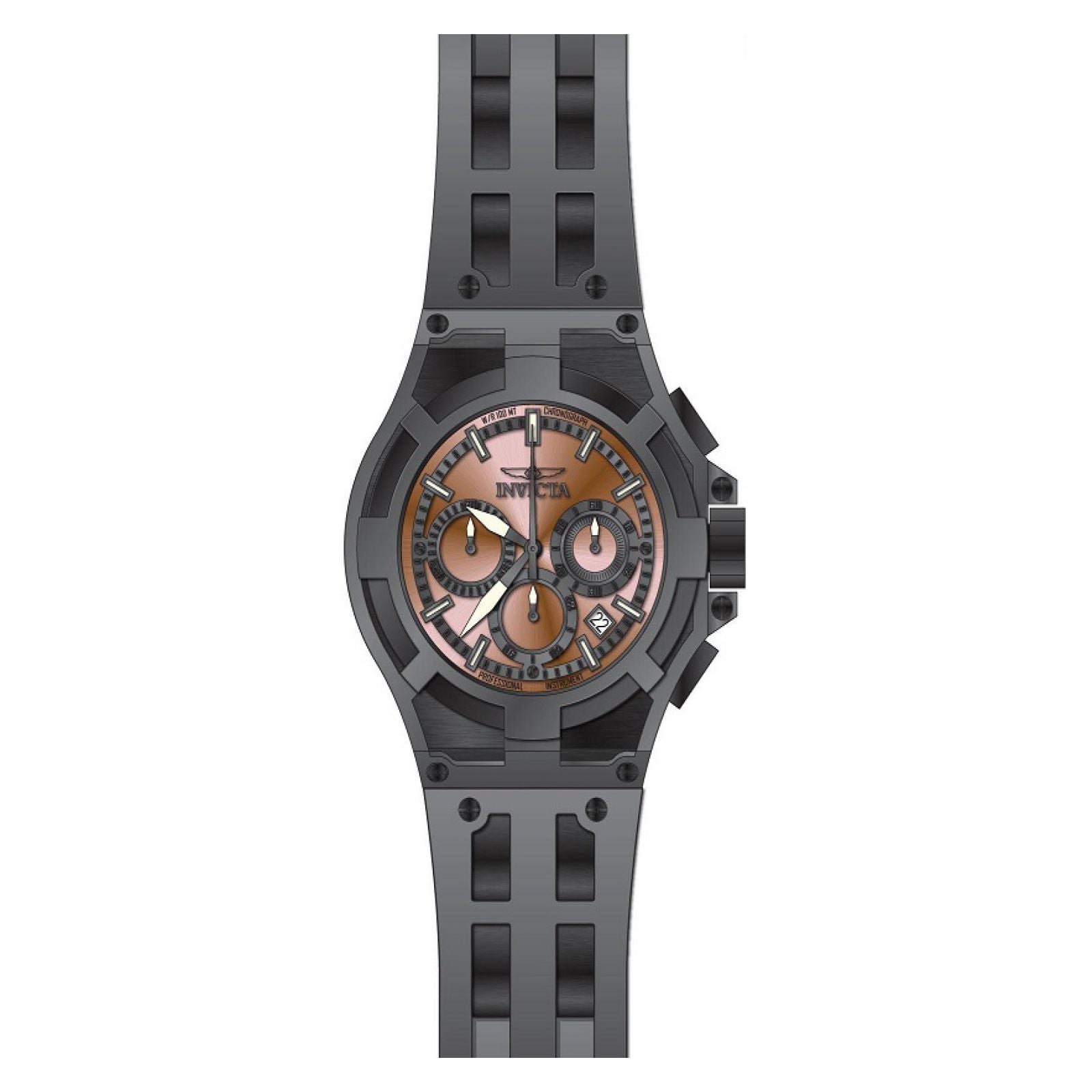 RELOJ  PARA HOMBRE INVICTA AKULA 22370 - GRIS NEGRO
