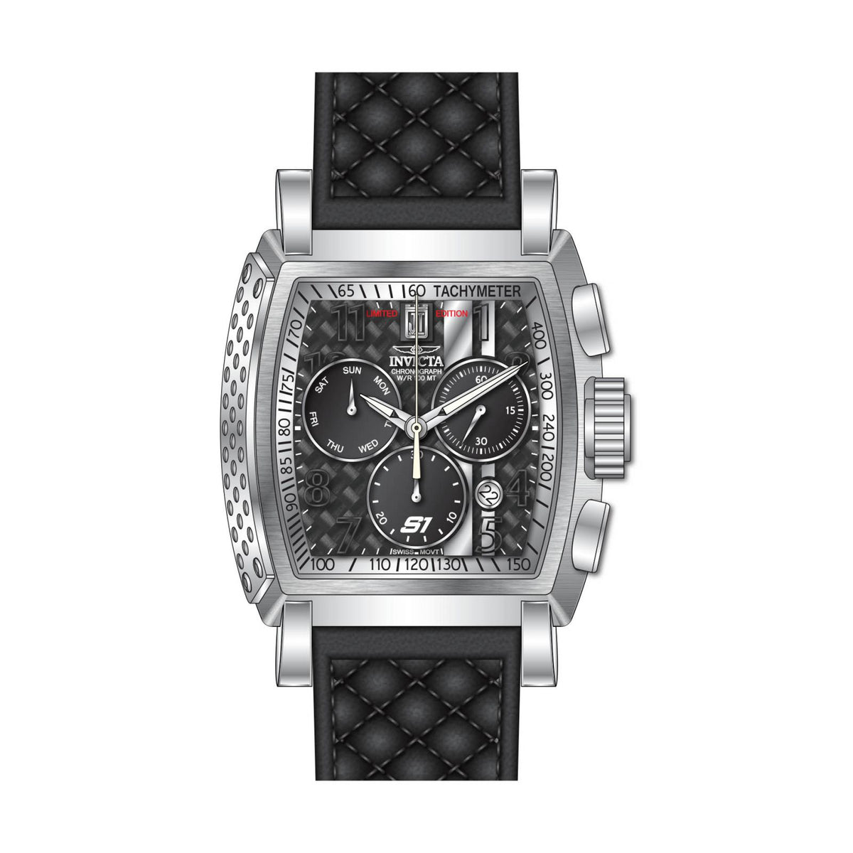 RELOJ CLÁSICO PARA HOMBRE INVICTA JASON TAYLOR 22380 - NEGRO