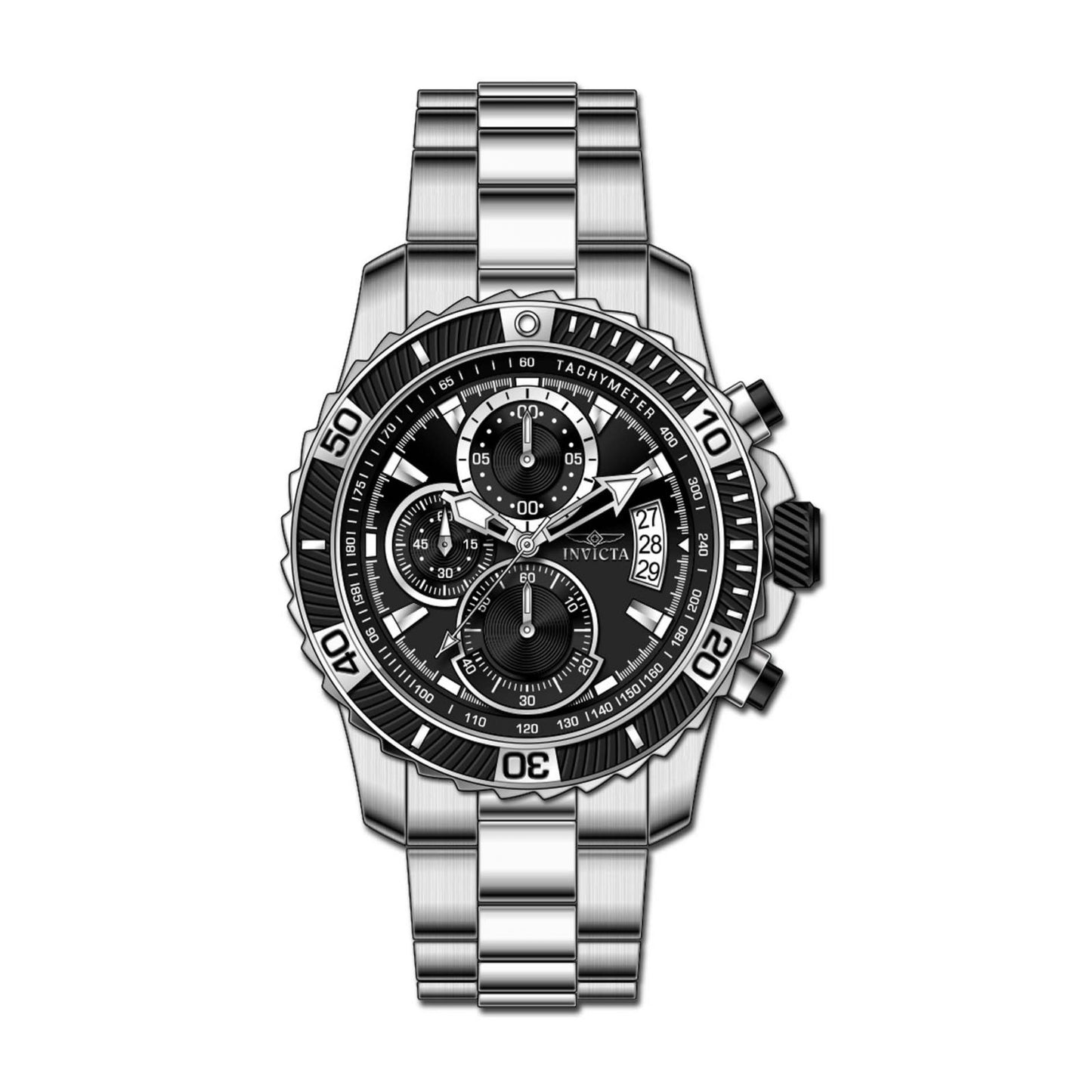 RELOJ  PARA HOMBRE INVICTA PRO DIVER 22412 - PLATEADO