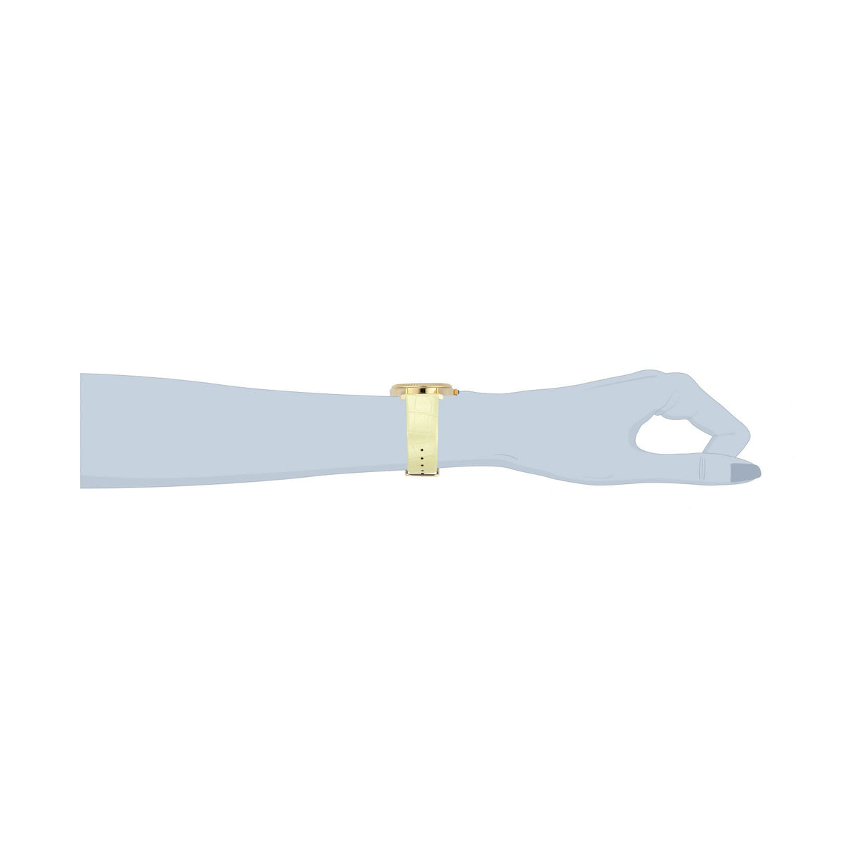 RELOJ CLÁSICO PARA MUJER INVICTA ANGEL 22562 - AMARILLO CLARO