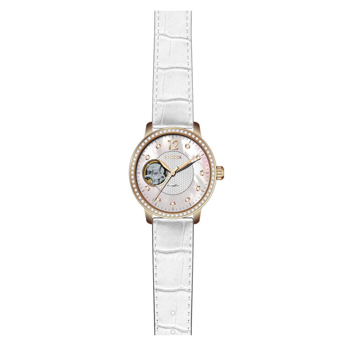 RELOJ CLÁSICO PARA MUJER INVICTA OBJET D ART 22622 - BLANCO