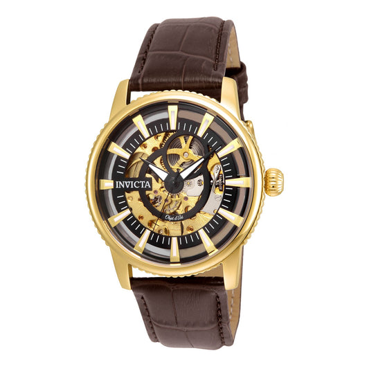 RELOJ CLÁSICO PARA HOMBRE INVICTA OBJET D ART 22642 - MARRÓN