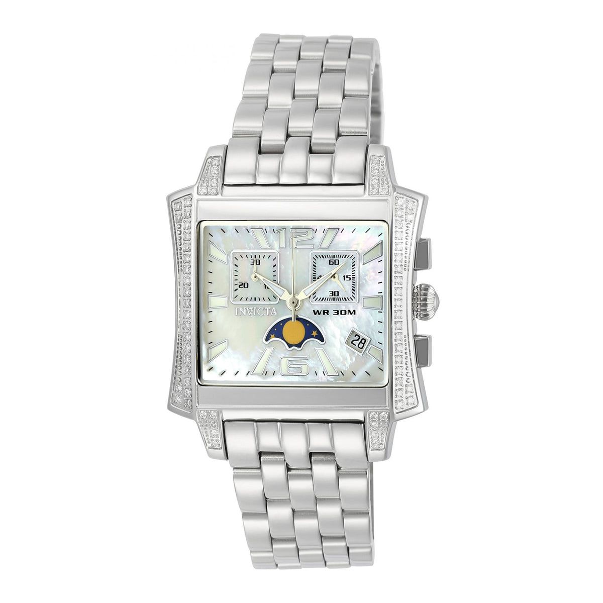 RELOJ  PARA MUJER INVICTA ELITE DIAMOND 22689 - ACERO