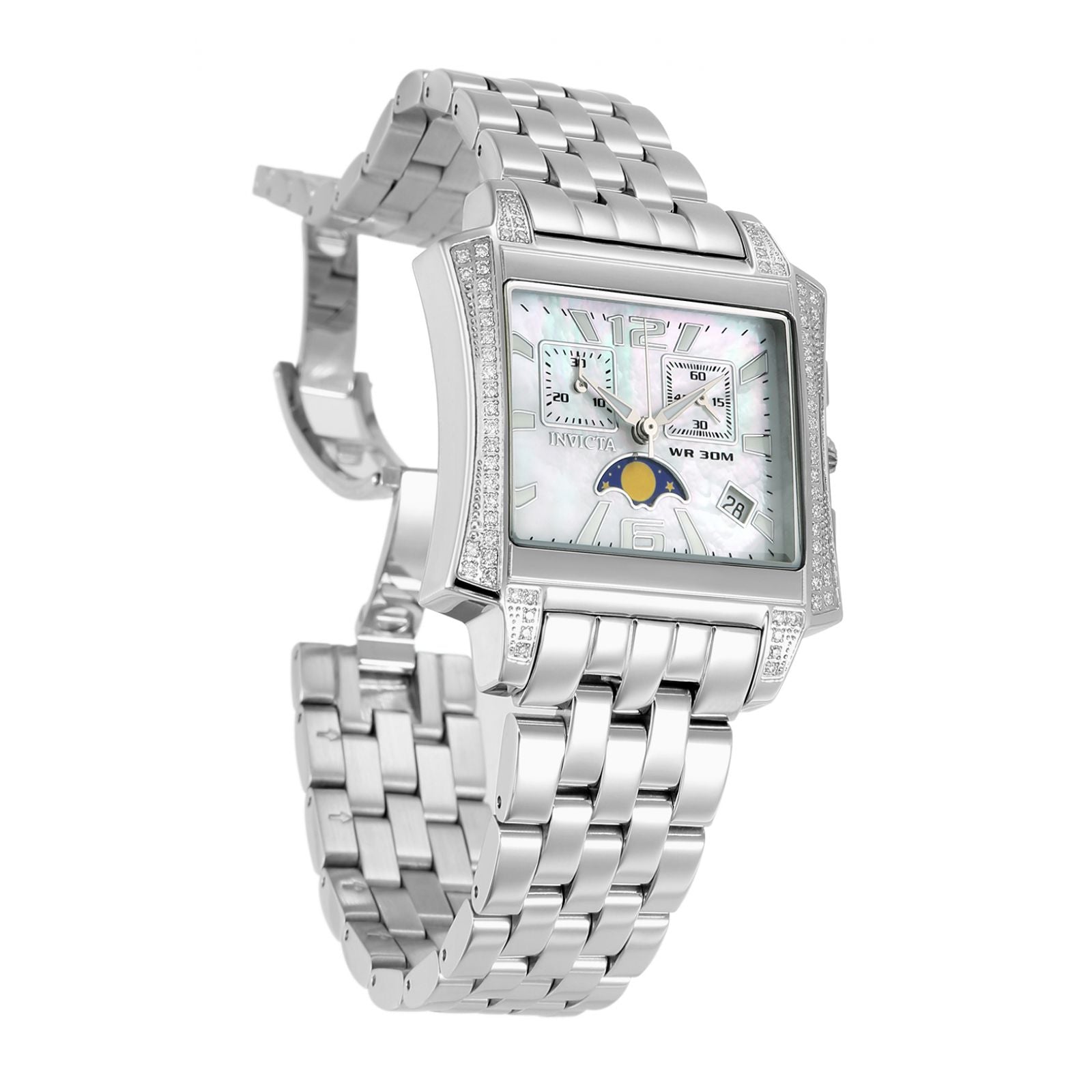 RELOJ PARA MUJER INVICTA ELITE DIAMOND 22689 ACERO