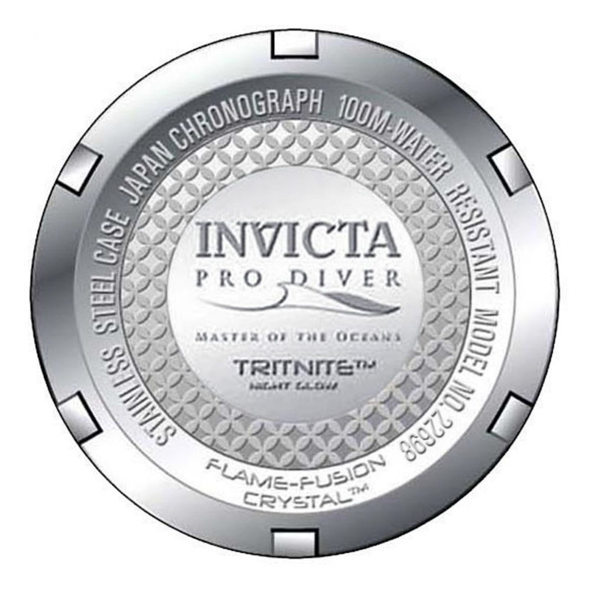 RELOJ DEPORTIVO PARA HOMBRE INVICTA PRO DIVER 22698 - ACERO, NEGRO