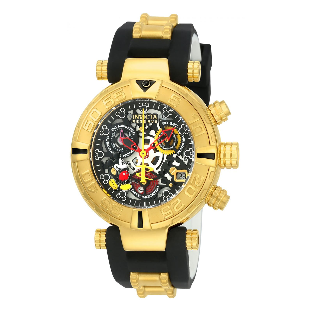 RELOJ MICKEY RATÓN PARA MUJER INVICTA DISNEY LIMITED EDITION 22737 - BLANCO NEGRO