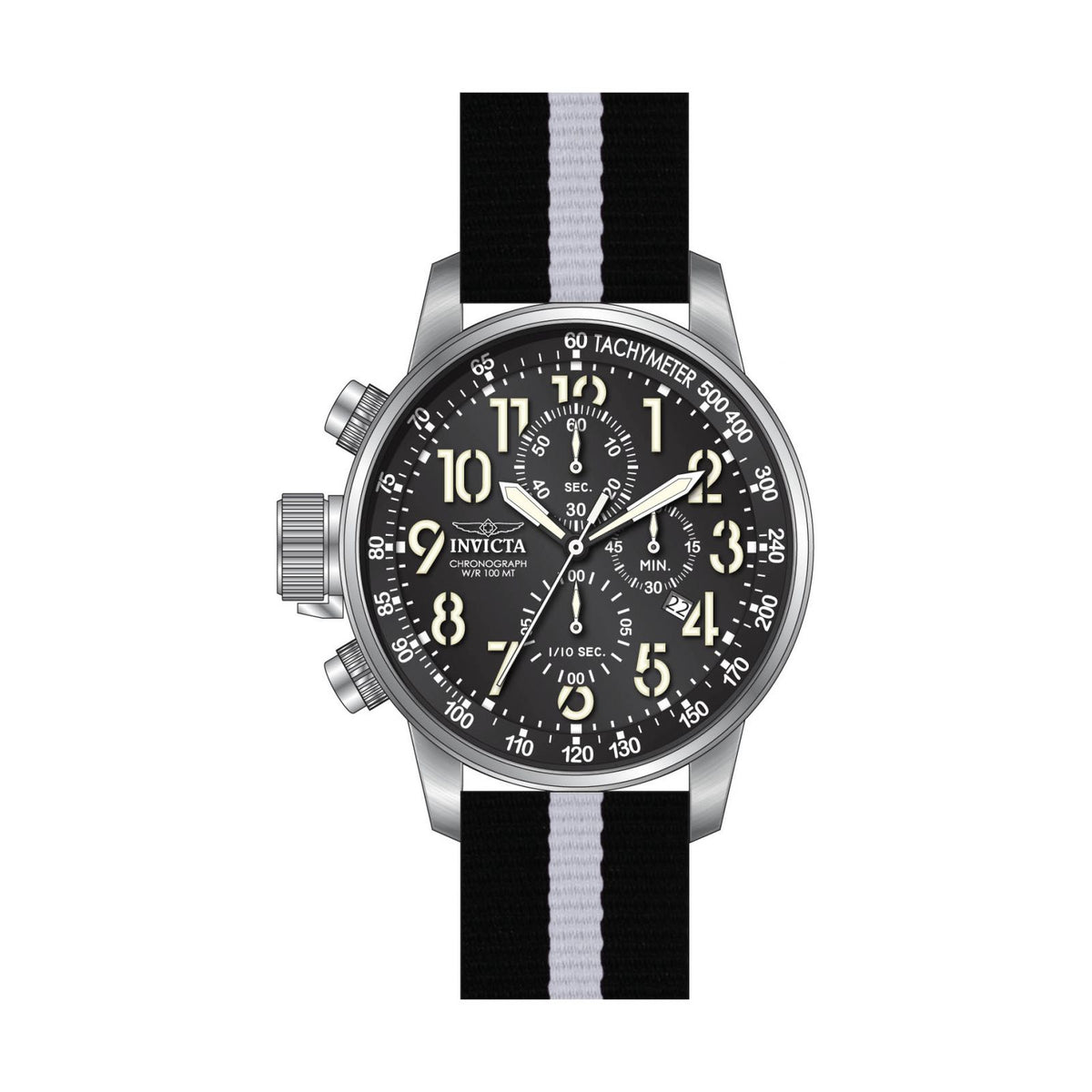 RELOJ  PARA HOMBRE INVICTA I-FORCE 22848 - BLANCO NEGRO