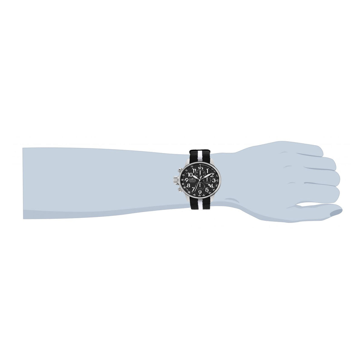 RELOJ  PARA HOMBRE INVICTA I-FORCE 22848 - BLANCO NEGRO