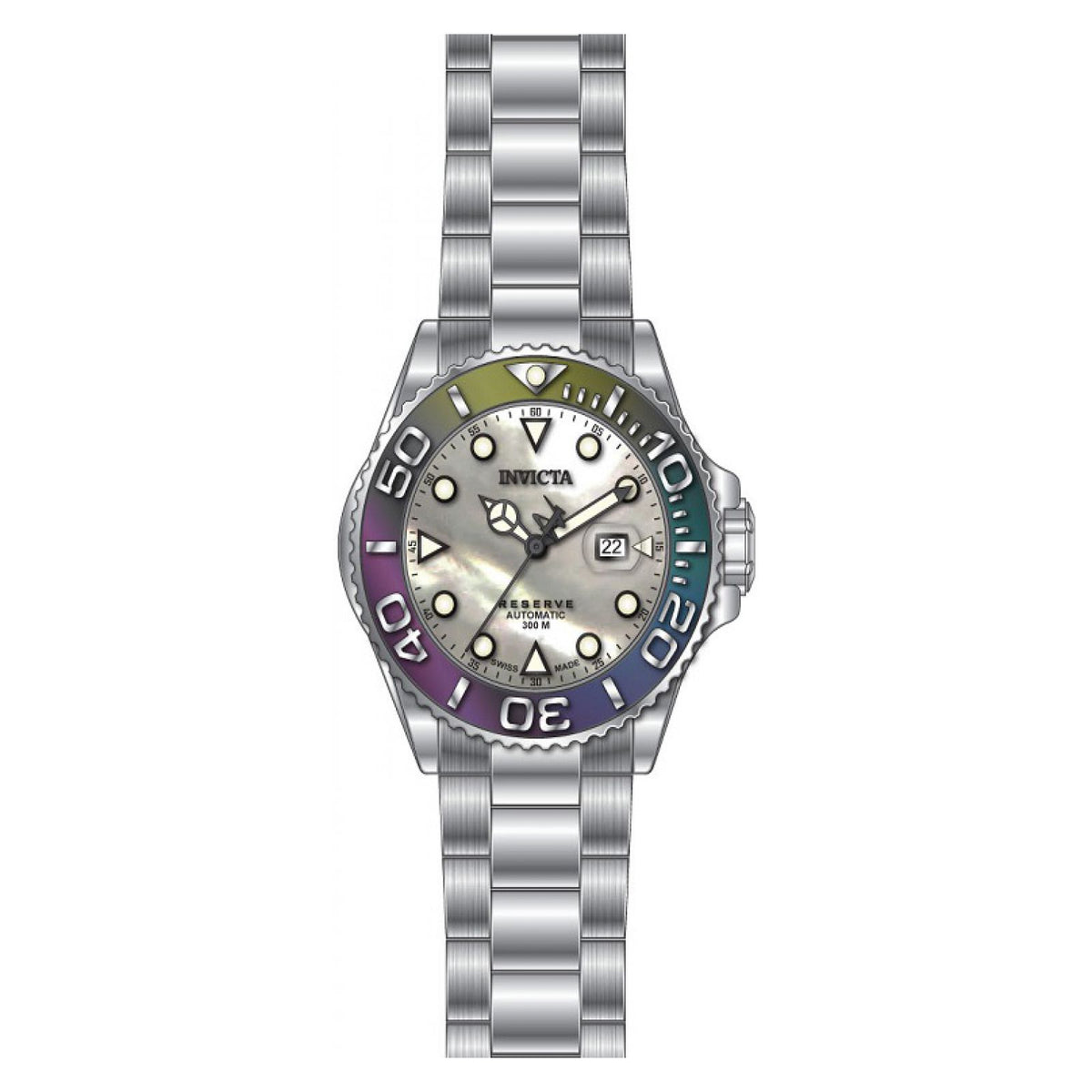 RELOJ  PARA HOMBRE INVICTA RESERVE 22861 - ACERO