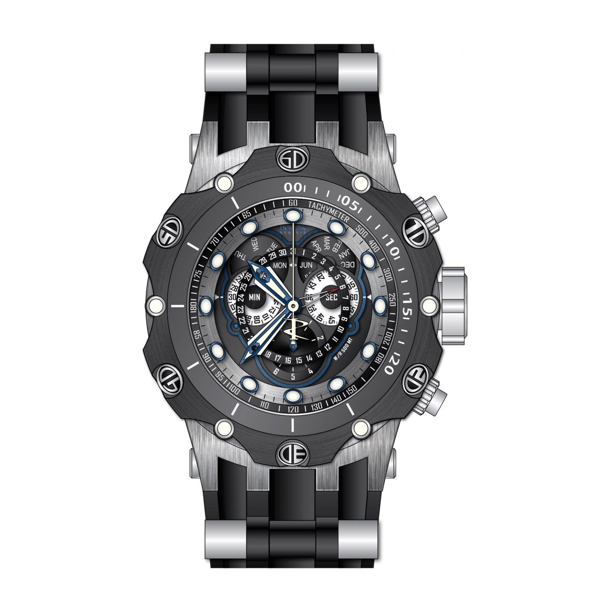 RELOJ  PARA HOMBRE INVICTA VENOM 22936 - ACERO NEGRO