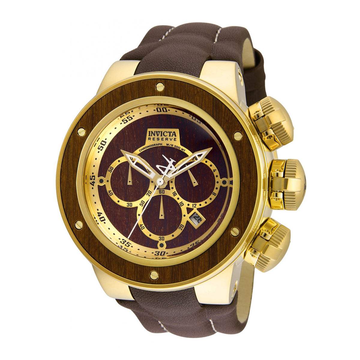 RELOJ CLÁSICO PARA HOMBRE INVICTA RESERVE 22942 - MARRÓN