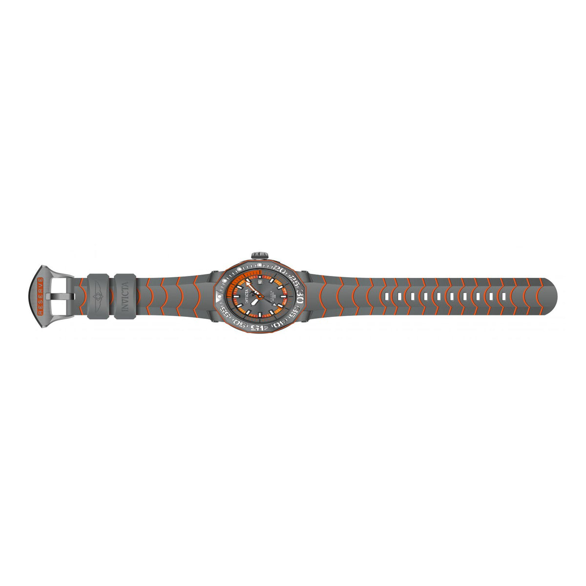 RELOJ DEPORTIVO PARA HOMBRE INVICTA RESERVE 23030 - GRIS, NARANJA