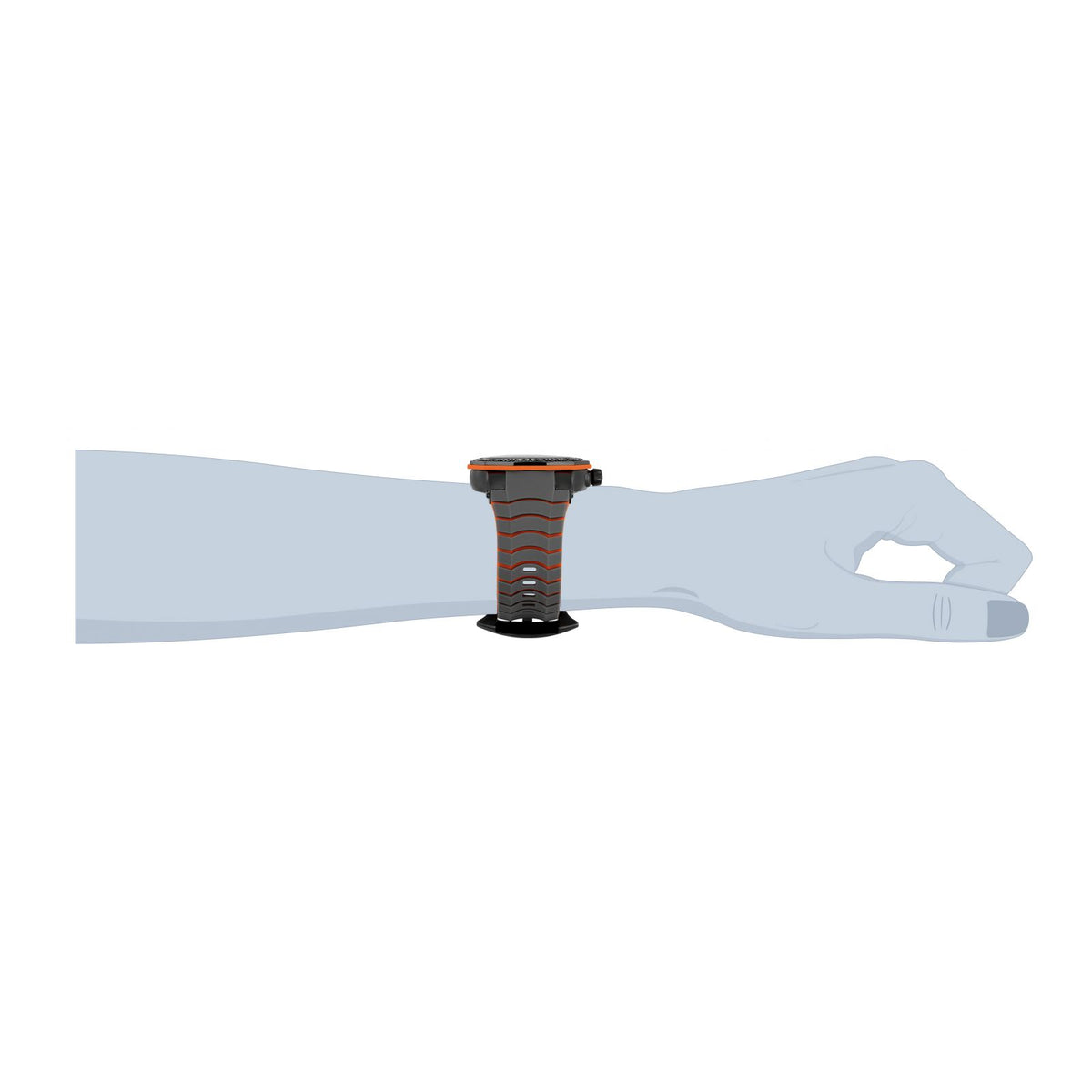 RELOJ DEPORTIVO PARA HOMBRE INVICTA RESERVE 23030 - GRIS, NARANJA