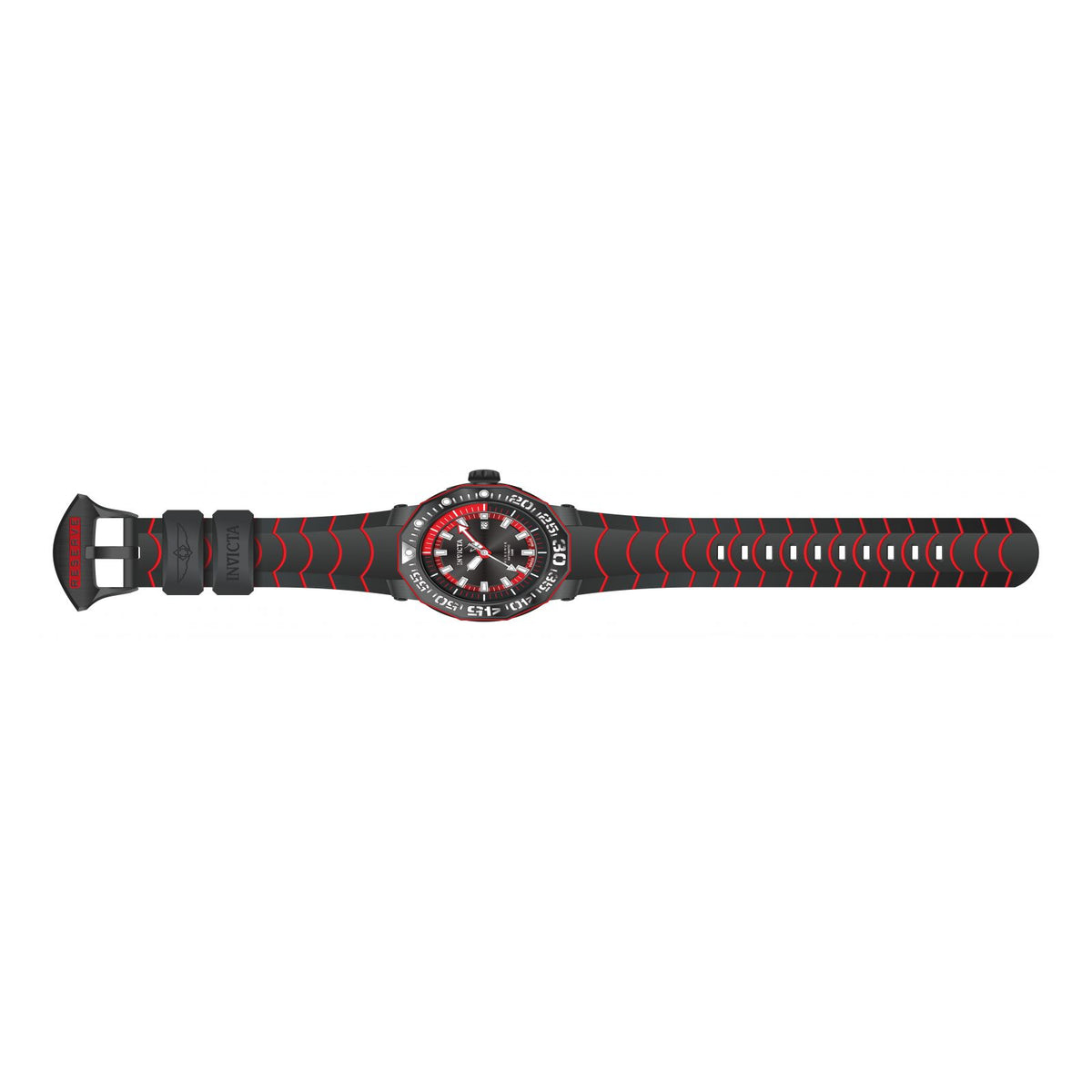 RELOJ DEPORTIVO PARA HOMBRE INVICTA RESERVE 23031 - NEGRO, ROJO