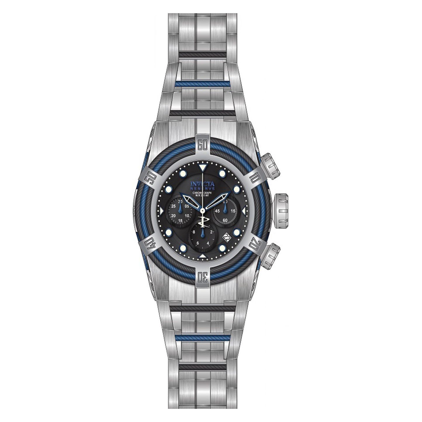 RELOJ  PARA HOMBRE INVICTA BOLT 23048 - AZUL OSCURO, NEGRO, ACERO