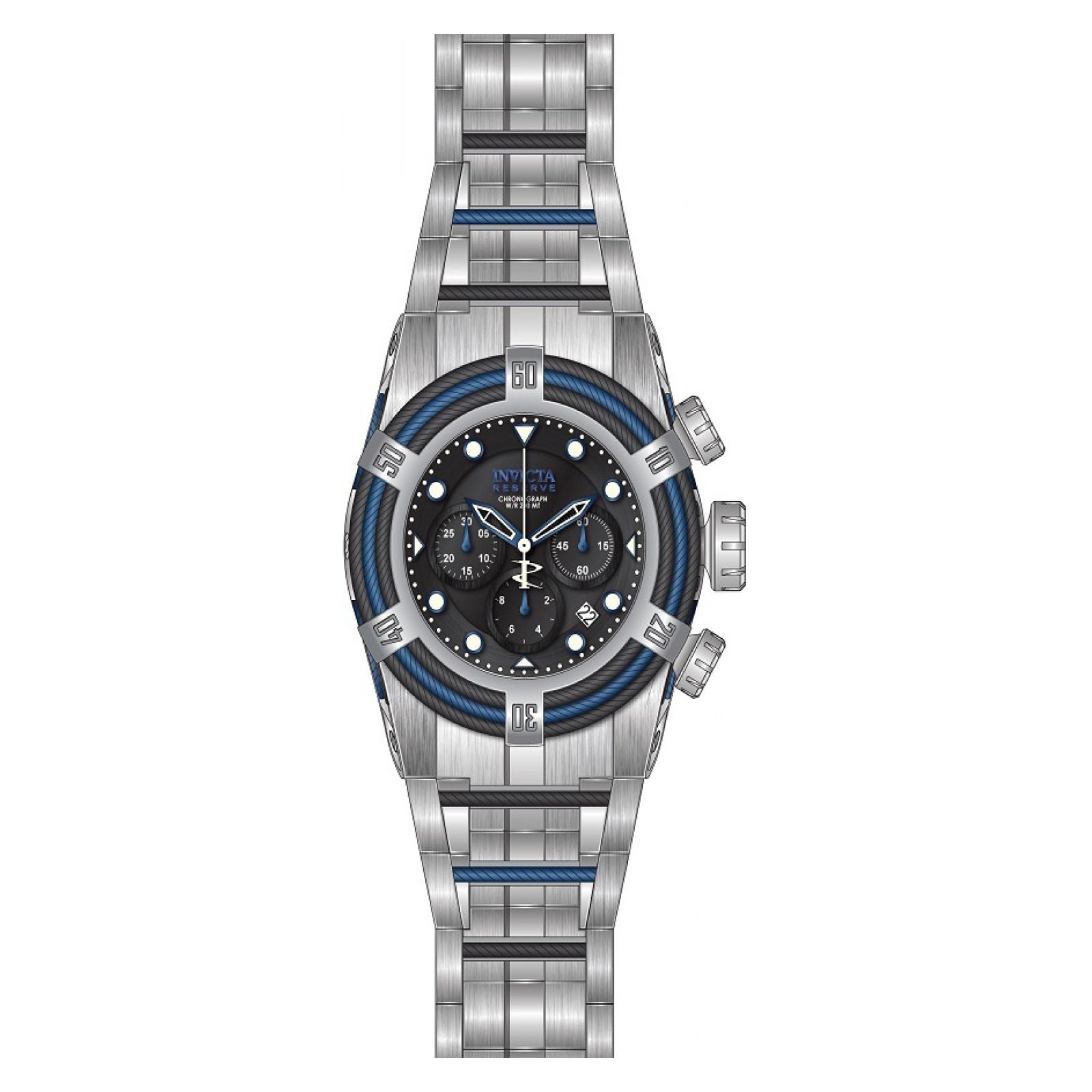 RELOJ  PARA HOMBRE INVICTA BOLT 23048 - AZUL OSCURO, NEGRO, ACERO