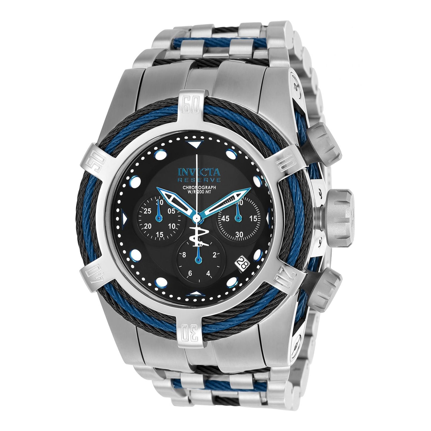 RELOJ  PARA HOMBRE INVICTA BOLT 23048 - AZUL OSCURO, NEGRO, ACERO
