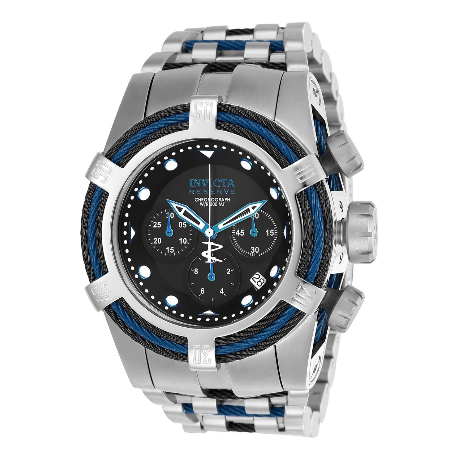 RELOJ  PARA HOMBRE INVICTA BOLT 23048 - AZUL OSCURO, NEGRO, ACERO