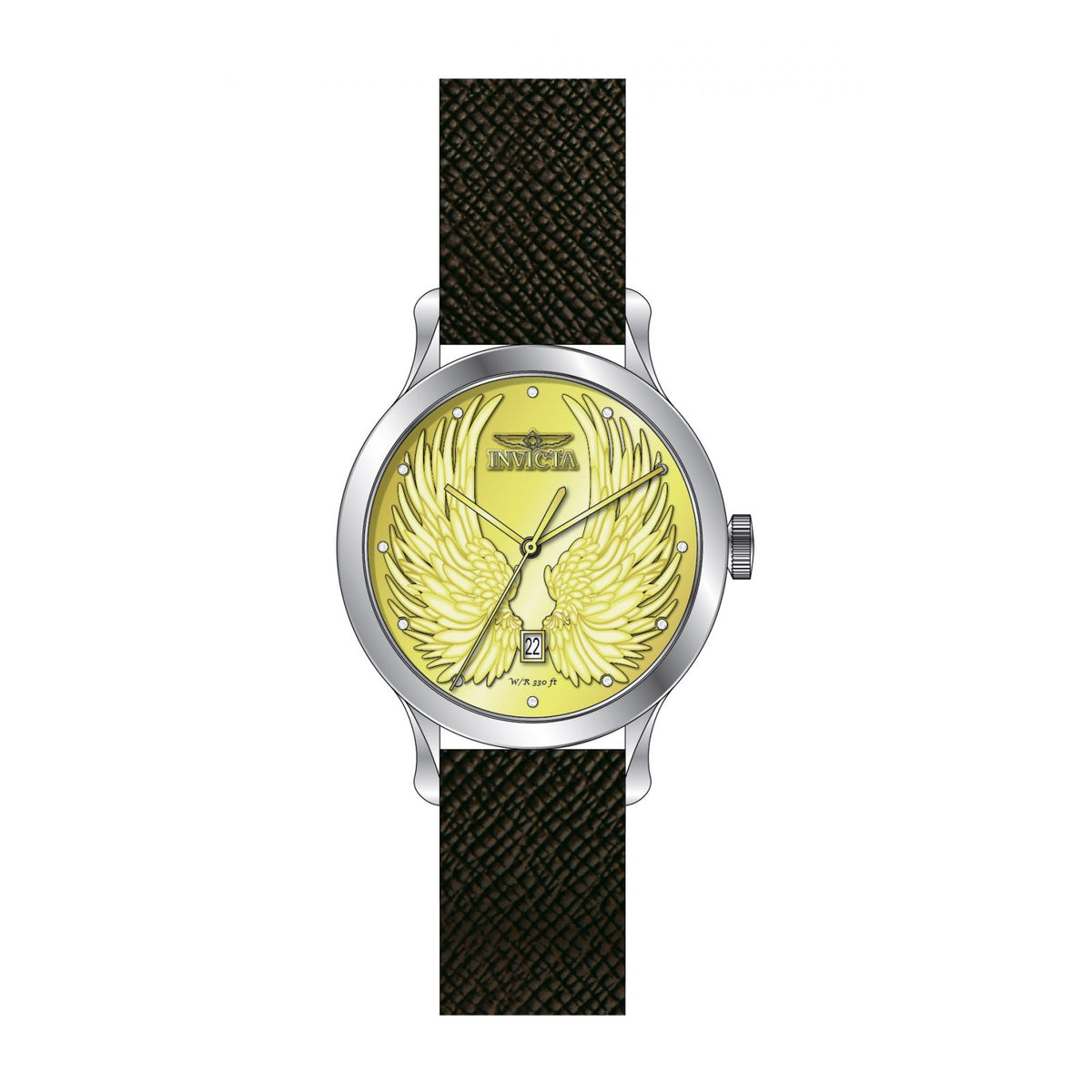 RELOJ CLÁSICO PARA MUJER INVICTA ANGEL 23184 - MARRÓN