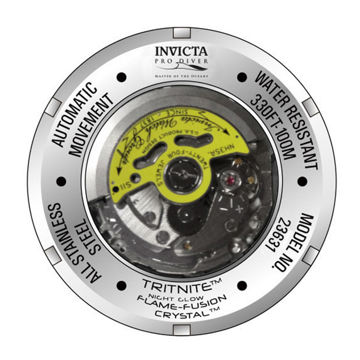 RELOJ  PARA HOMBRE INVICTA PRO DIVER 23631 - ACERO